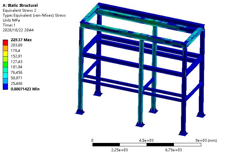 钢结构货架应力分析(图8)